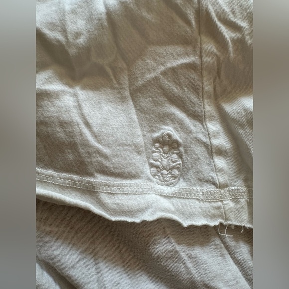 NWT FREE PEOPLE FP Movement Leg Day Tee White Medium - Picture 7 of 11